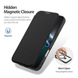 Dux Ducis iPhone 16 Pro -kuori Skin X Pro Series Kickstand MagSafe, musta