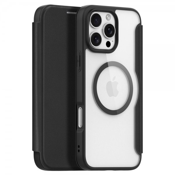 Dux Ducis iPhone 16 Pro -kuori, Skin X Pro Series MagSafe, musta