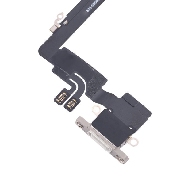 iPhone 16 Pro Latausliitin Flex-kaapeli Alkuperäinen - Valkoinen