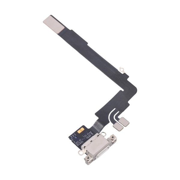 iPhone 16 Pro Latausliitin Flex-kaapeli Alkuperäinen - Valkoinen