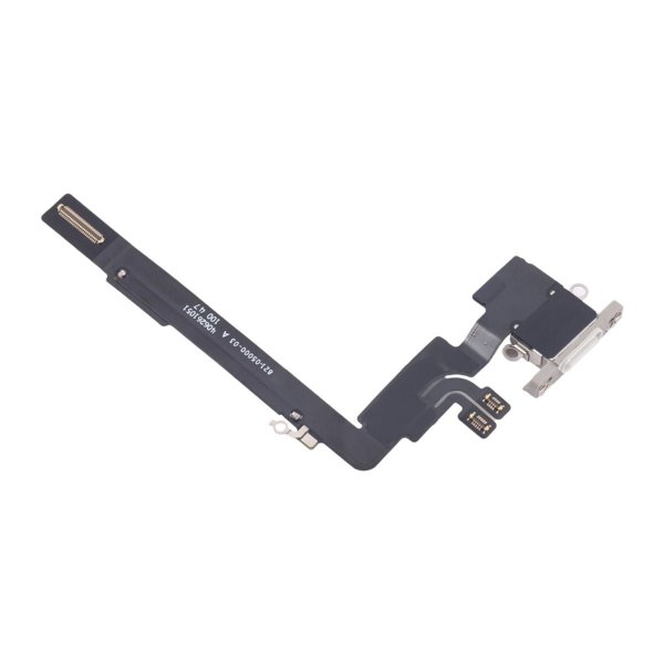 iPhone 16 Pro Latausliitin Flex-kaapeli Alkuperäinen - Valkoinen