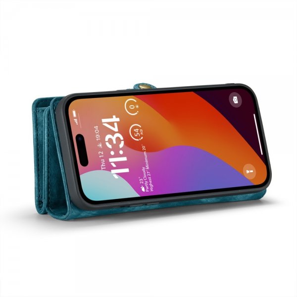 CaseMe iPhone 16 Pro Max -kotelo, 008 Series, irrotettava kuori, sininen