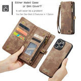 CaseMe iPhone 16 Pro Max Kotelo 008 Series Irrotettava Kuori Ruskea
