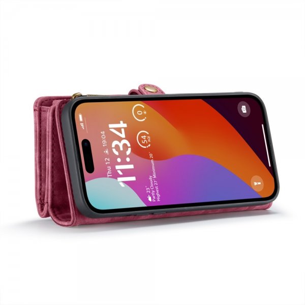 CaseMe iPhone 16 Pro Max Kotelo 008 Series Irrotettava Kuori Punainen