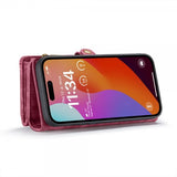 CaseMe iPhone 16 Pro Max Kotelo 008 Series Irrotettava Kuori Punainen