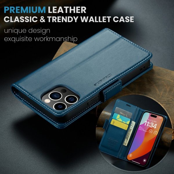 CaseMe iPhone 16 Pro Max -kotelo 023-sarja Sininen