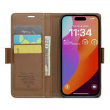 CaseMe iPhone 16 Pro Max Kotelo 023 Series Ruskea