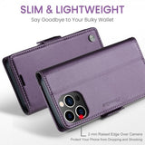 CaseMe iPhone 16 Pro Max -suojakotelo 023-sarja, violetti