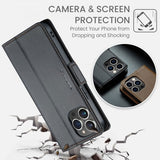 CaseMe iPhone 16 Pro Max -suojakotelo, 023 Series, musta
