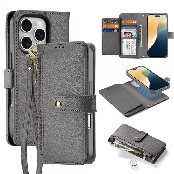 Dux Ducis iPhone 16 Pro Max -kotelo 2-in-1 Lawa Series MagSafe harmaa