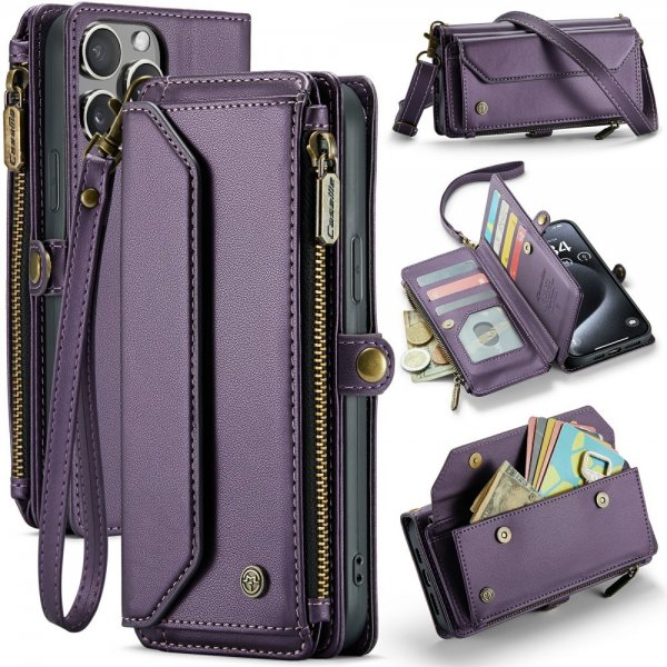 CaseMe iPhone 16 Pro Max C36 -sarjan suojakotelo, violetti