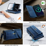 CaseMe iPhone 16 Pro Max C39 -sarjan kotelo, sininen