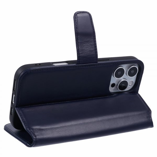 Nordic Covers iPhone 16 Pro Max - Essential Leather -suojakotelo, Heron Blue