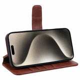 Nordic Covers iPhone 16 Pro Max Essential Leather Maple Brown -kotelo