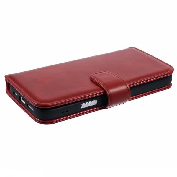 Nordic Covers iPhone 16 Pro Max Essential Leather -suojakotelo, Poppy Red