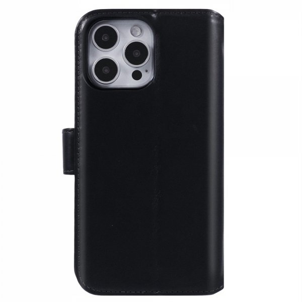 Nordic Covers iPhone 16 Pro Max MagLeather Raven Black -suojakotelo