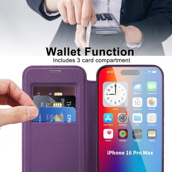 iPhone 16 Pro Max -kotelo MagSafe Violetti