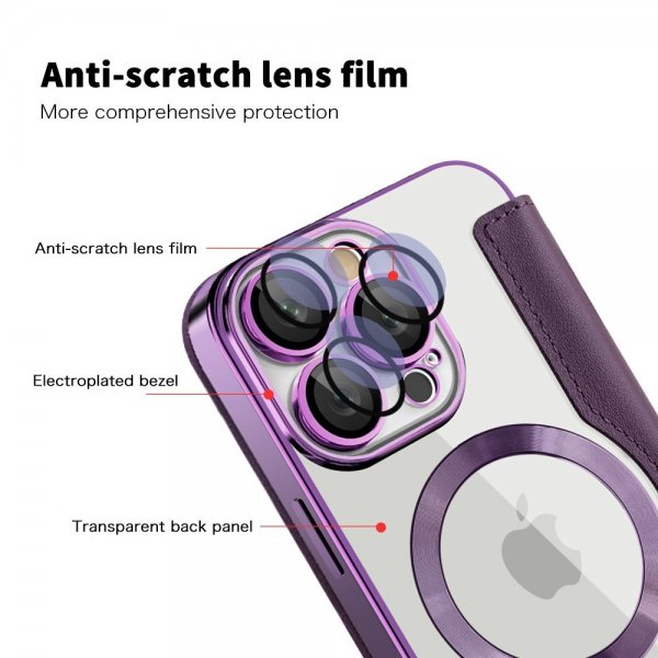 iPhone 16 Pro Max -kotelo MagSafe Violetti