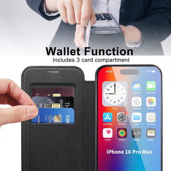iPhone 16 Pro Max Kuori MagSafe Musta