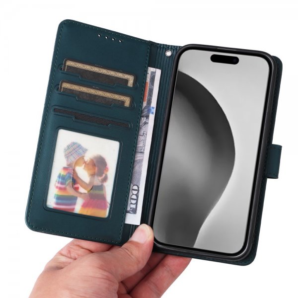 Betopnice iPhone 16 Pro Max -kotelo irrotettavalla kuorella 005 Sininen