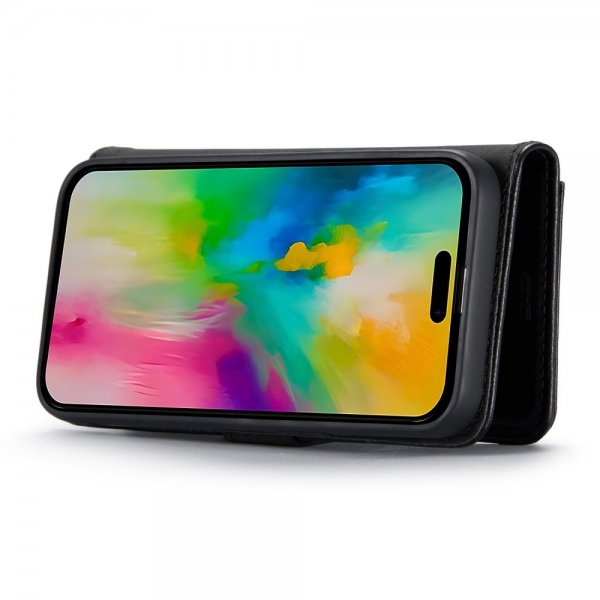 Dg.Ming iPhone 16 Pro Max -kotelo irrotettavalla kuorella, musta