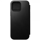 Nomad iPhone 16 Pro Max Modern Leather Folio -suojakotelo, musta