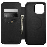 Nomad iPhone 16 Pro Max Modern Leather Folio -suojakotelo, English Tan