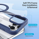 Dux Ducis iPhone 16 Pro Max Suojakotelo Skin X Pro Series Jalusta MagSafe Sininen