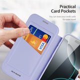 Dux Ducis iPhone 16 Pro Max -suojakuori Skin X Pro Series Kickstand MagSafe Violetti
