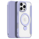 Dux Ducis iPhone 16 Pro Max -suojakuori Skin X Pro Series Kickstand MagSafe Violetti