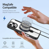 Dux Ducis iPhone 16 Pro Max -kotelo Skin X Pro Series Kickstand MagSafe, musta