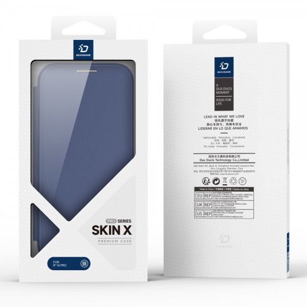 Dux Ducis iPhone 16 Pro Max -kotelo Skin X Pro Series MagSafe - sininen