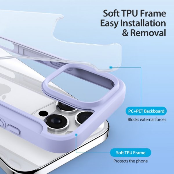 Dux Ducis iPhone 16 Pro Max -suojakuori Skin X Pro Series MagSafe, violetti