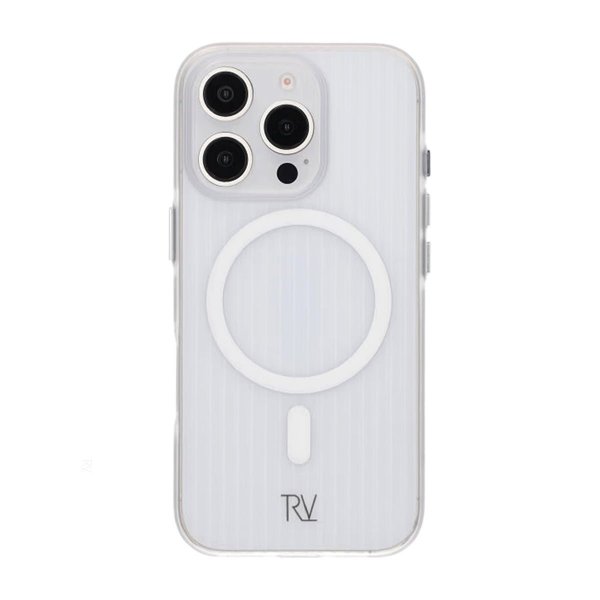 Rvelon iPhone 16 Pro Max Kuori Aaltopahvi MagSafe Läpinäkyvä