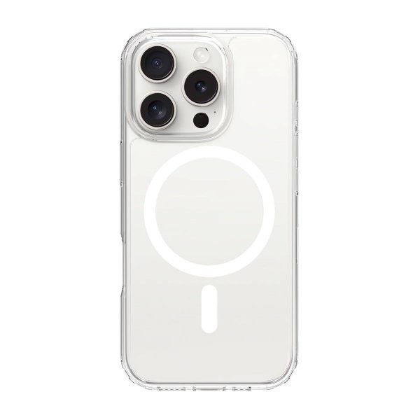 Rvelon iPhone 16 Pro Max Kuoret TPU MagSafe Läpinäkyvä
