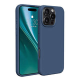 iPhone 16 Pro Max Kuoret Silikoni Sininen