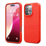 Rvelon iPhone 16 Pro Max Silikonikuori Punainen