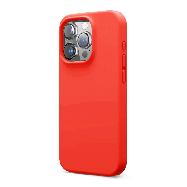 Rvelon iPhone 16 Pro Max Silikonikuori Punainen