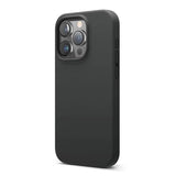 Rvelon iPhone 16 Pro Max Kuori Silikoni Musta