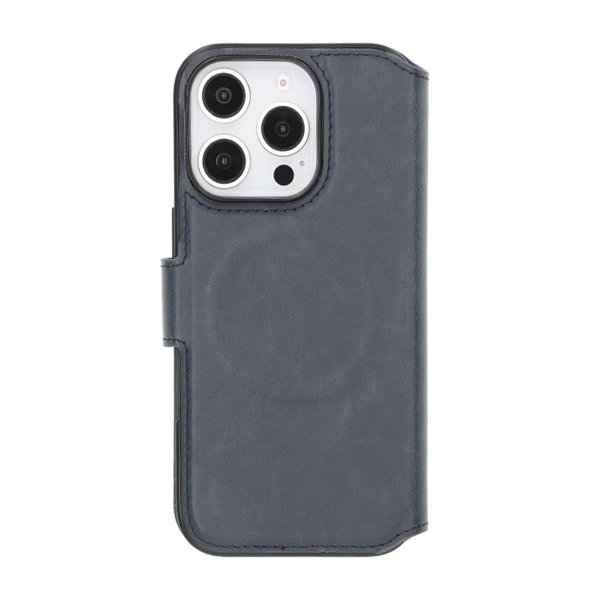 Rvelon iPhone 16 Pro Max -suojakuori, 4 korttipaikkaa, MagSafe, sininen