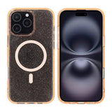 Rvelon iPhone 16 Pro Max Kuori Glitter MagSafe Kulta