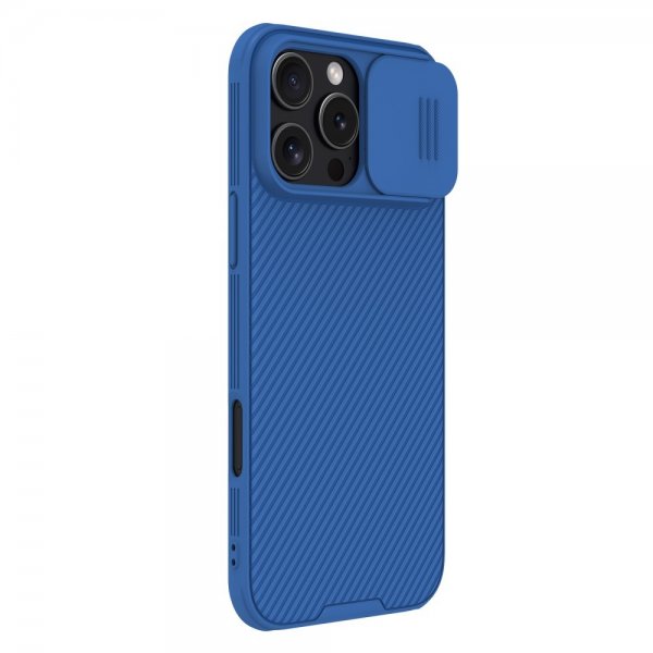 Nillkin iPhone 16 Pro Max -suojakuori CamShield Pro MagSafe Sininen