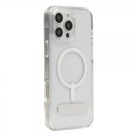 ZAGG iPhone 16 Pro Max -suojakuori Crystal Palace Snap Kickstand Läpinäkyvä