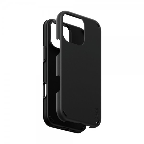 CARE by PanzerGlass iPhone 16 Pro Max Kuori Double Defence Musta