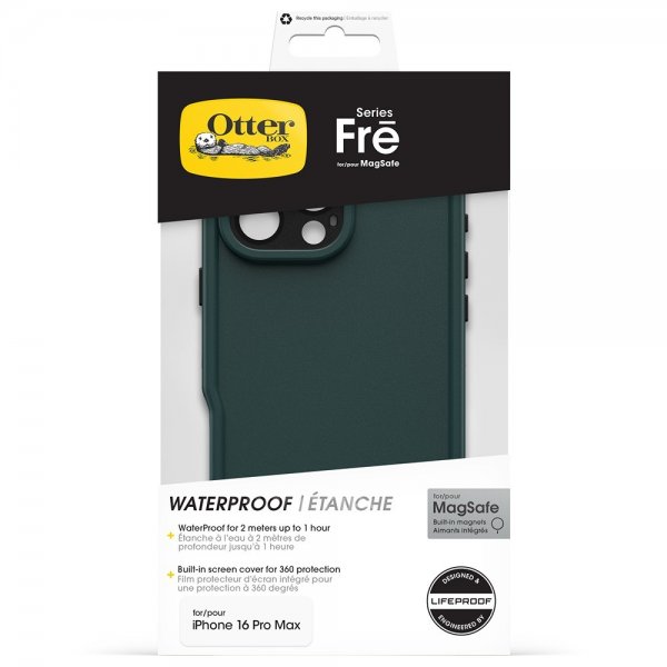 Otterbox iPhone 16 Pro Max -suojakuori Fre MagSafe Sagebrush