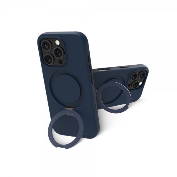 dbramante1928 iPhone 16 Pro Max Kuori Iceland Ultra D3O MagSafe Kickstand Sininen