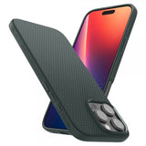 Spigen iPhone 16 Pro Max -suojakuori Liquid Air Abyss Green