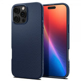 Spigen iPhone 16 Pro Max -kuori Liquid Air Navy Blue
