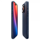 Spigen iPhone 16 Pro Max -kuori Liquid Air Navy Blue