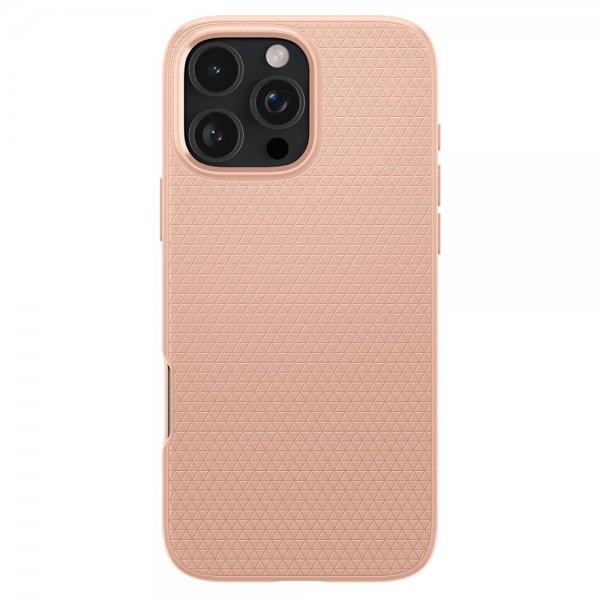 Spigen iPhone 16 Pro Max -suojakuori Liquid Air Rose Titanium